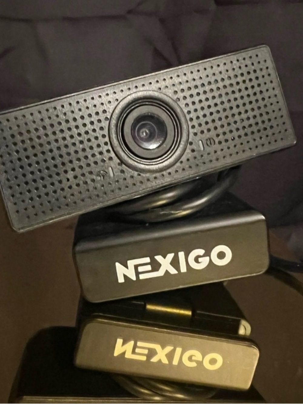 Nexigo N60 1080P USB Webcam in Black with Stand - Picture 2 of 9